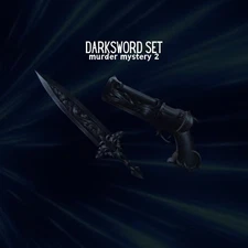 Murder Mystery 2 | 1x Dark set | Darkshot + Darksword | MM2 Godly Set