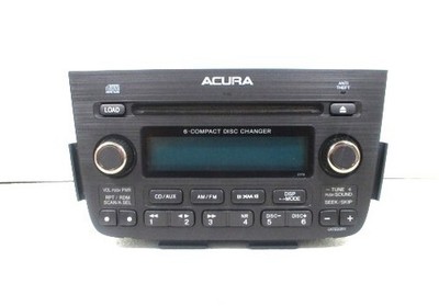 2005 2006 Acura MDX 6 CD Changer XM Radio Receiver Face ID 3TF6 OEM LKQ