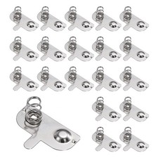 20Pcs Battery Spring Contact 27 x 12 Positive Negative Bipolar semicircle