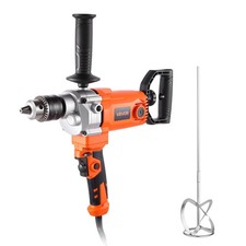 Drill Mixer 5/8 inch Corded Electric Drill Mixer Set 0-750RPM 5.63A Mixing