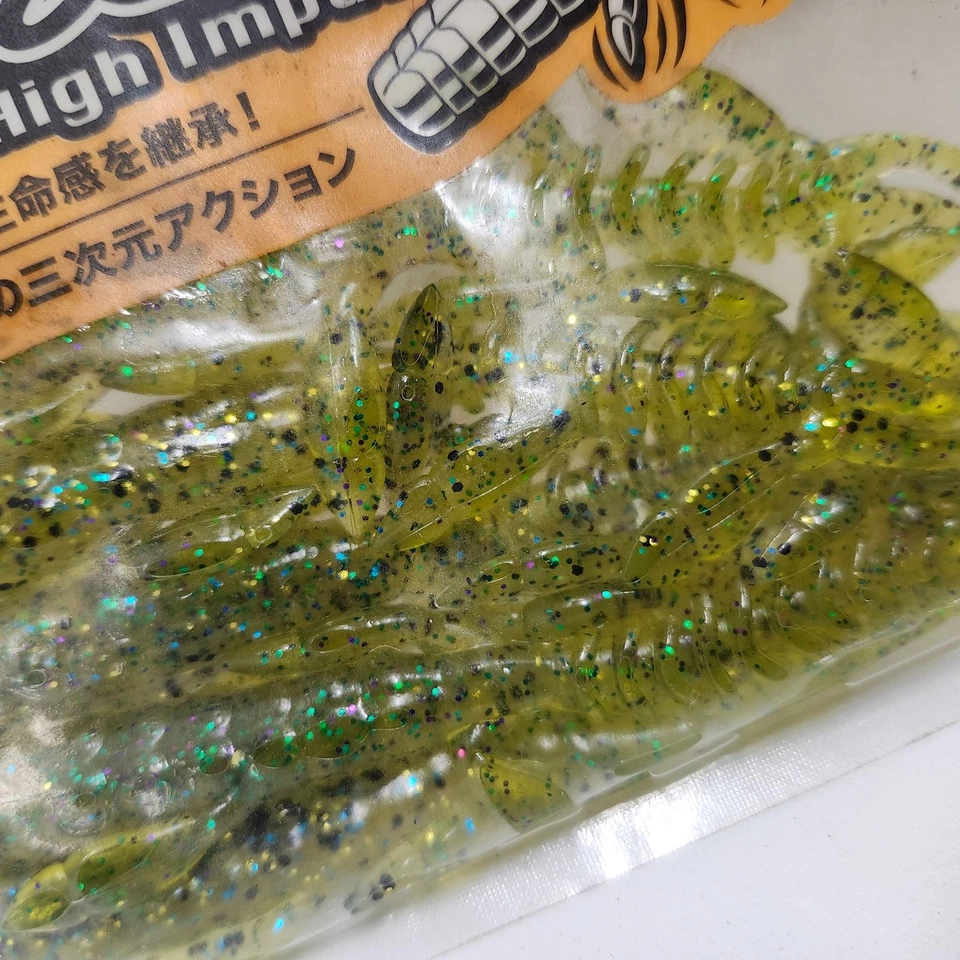 Jackall Scissor Comb Soft Bait Fishing Grass Gill 6in JSCIC6-GRAG - Image 2 of 4