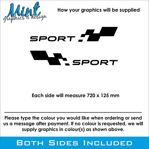 LWB SWB VAUXHALL VIVARO Camper Side Stripes Decals Stickers Van Graphics 265 - Picture 2 of 3