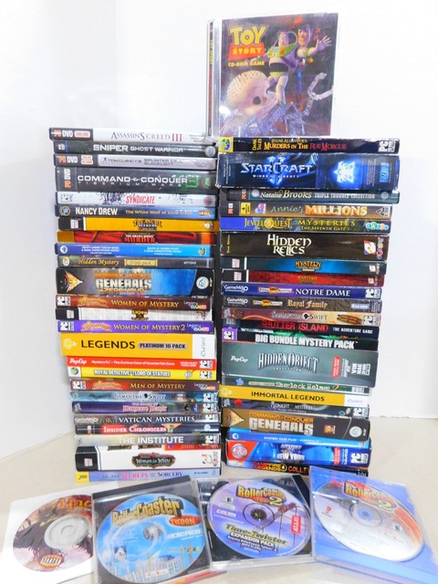 PC Video Game Lot Including Toy Story Secret of Margrave Manor & Notre Dame PC Video Game Lot Including Toy Story Secret of Margrave Manor & Notre Dame