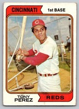 1974 Topps #230 Tony Perez