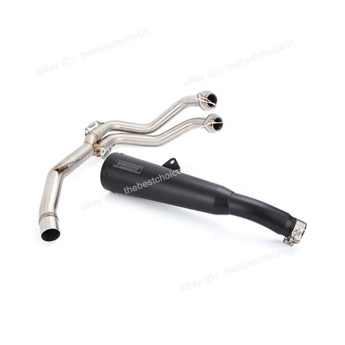 Silenciador negro puntas de escape tubo de enlace de cabezal para Honda Rebel 500 CMX500 2020-2024 - Imagen 9 de 14