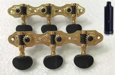 Classical Flamenco Guitar Machine Heads Tuners Friction Free System 405G-A2B-S4