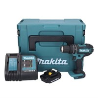 Makita Dhp 482 SY1J Schlagbohrschrauber 18 V 62 Nm + 1X Akku 1,5 Ah + LadegeräT