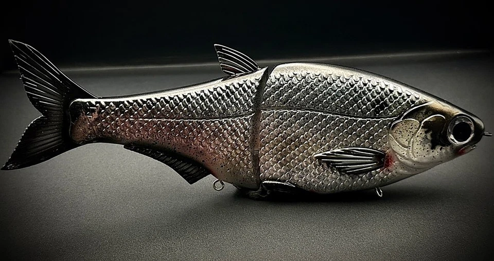 PREMIUM HINKLE SHAD CLON MOLLEJA SHAD SWIMBAIT PERSONALIZADO PINTADO #1 EN EBAY! 📈🔥 Foto 4 de 4