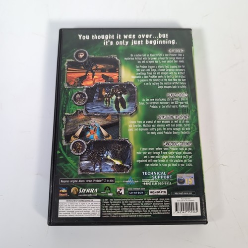Aliens Vs Predator 2 Primal Hunt PC Videojuego Manual PAL - Imagen 3 de 4
