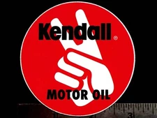 KENDALL Motor Oil - Original Vintage 70's 80’s Racing Decal/Sticker - 3 inch