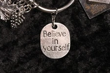 "Believe in yourself" - Motivational Weight Loss Charm for Weight Watchers Ring