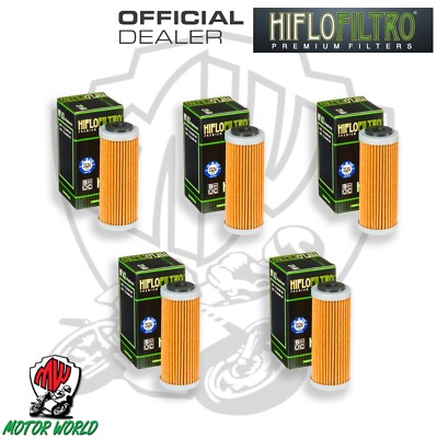 Set 5 Filter Hiflo Ölfilter HF652 KTM 250 Sx-F Troy Lee Designs 2021