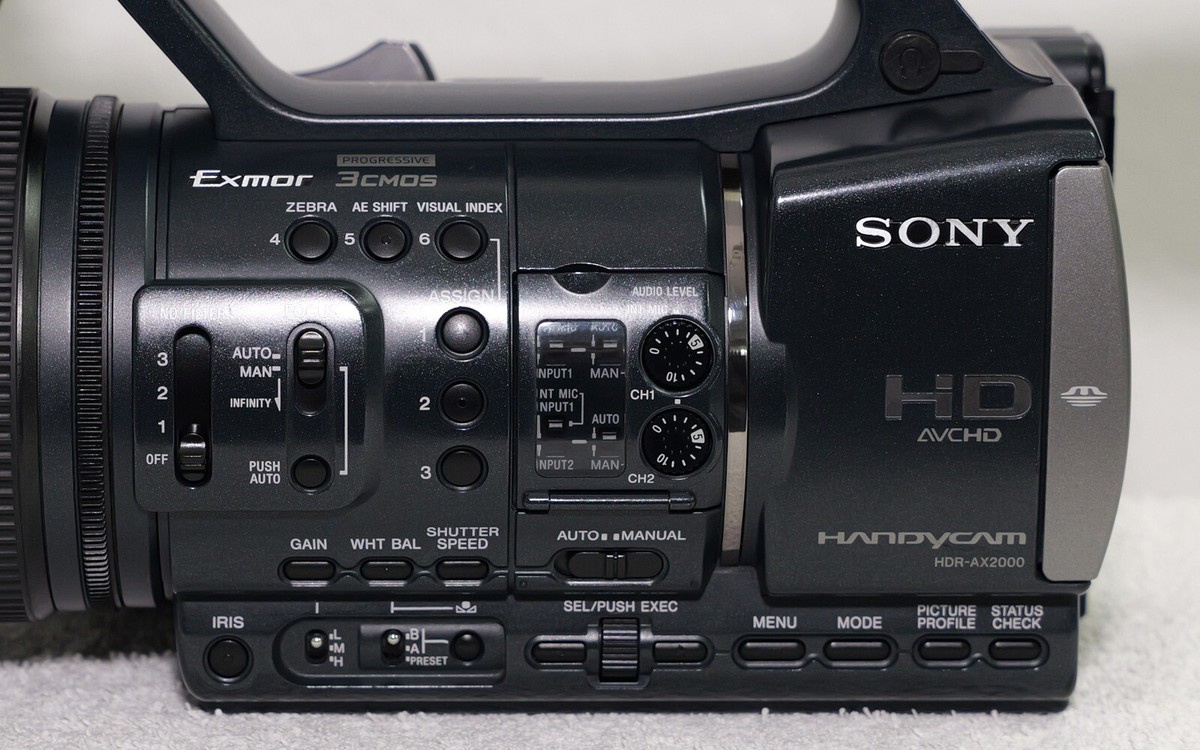 Sony HDR-AX2000E High Definition Flash Media, AVCHD Sony HDR-AX2000E High Definition Flash Media, AVCHD