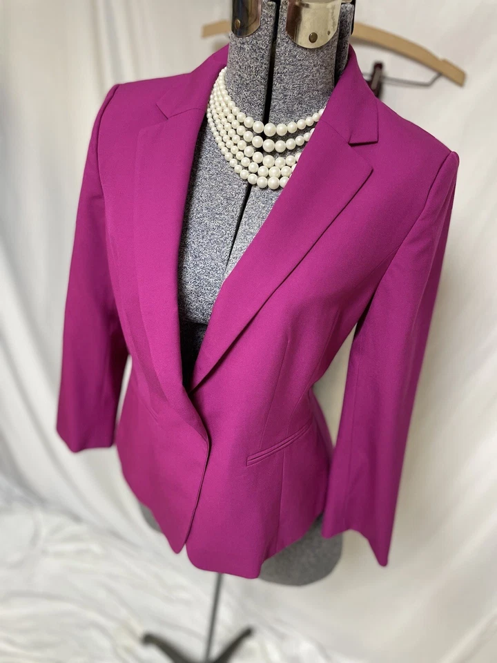 NEW Ann Taylor Pant Suit Size 4 Two Piece Set 31X30 Pockets Executive NEW - Image 3 of 4