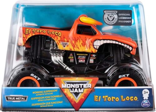 Monster Jam Official El Toro Loco Monster Truck Die-Cast Vehicle, 1:24 Scale - Picture 1 of 4