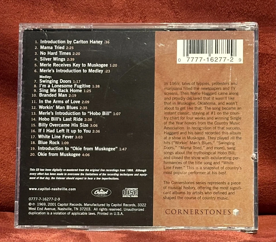 Merle Haggard - Okie From Muskogee CD Foto 2 de 3