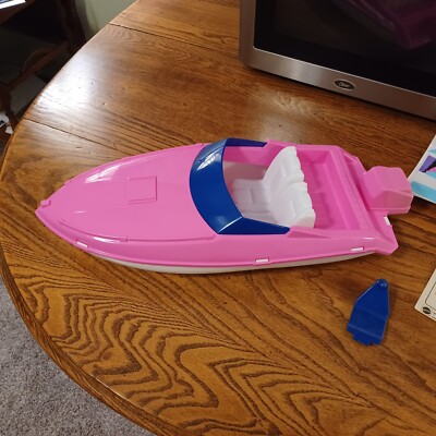 Bateau hors-bord sauveteur Baywatch avec poupée Barbie Mattel 1990 - France