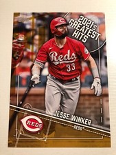 2022 Topps Greatest Hits Jumbo 5x7 /10 Jesse Winker Reds 21GH-14