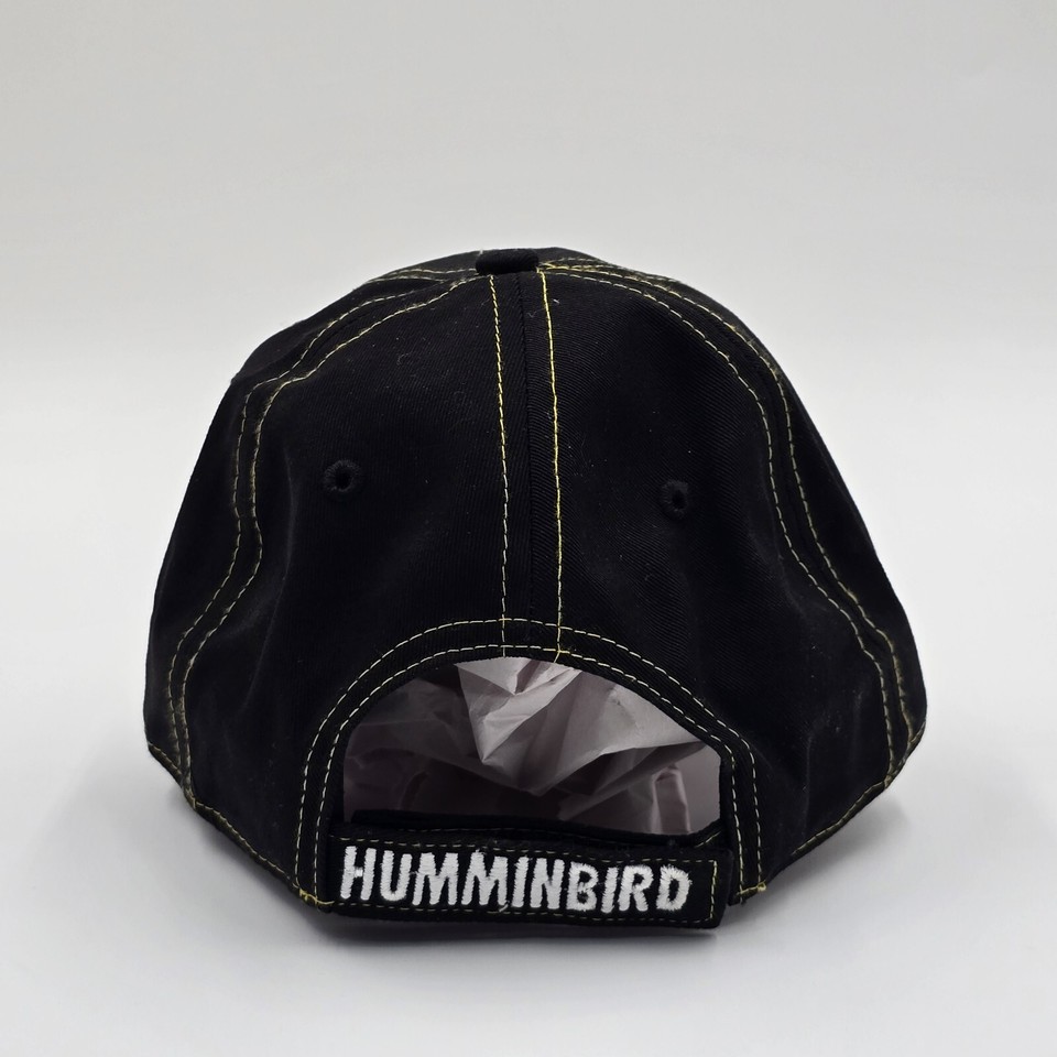 Humminbird Fishing Logo Embroidered Dad Hat Baseball Cap Hat Black