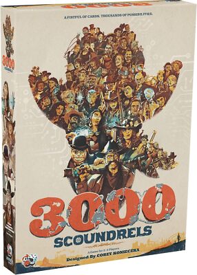 3,000 Scoundrels Board Game Unexpected Games - NIB - New Factory Sealed