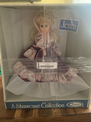 Vintage Jenni Doll With Rare Purple Dress Pink Scarf By Uneeda 61515 Missing Hat