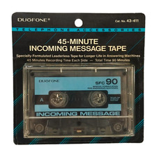 45-Minute Incoming Message Tape Duofone, for Radio Shack 