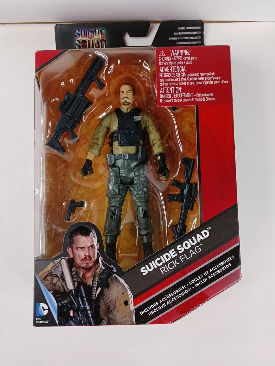 Suicide Squad Rick Flag DC Comics Multiverse 6 inch Figure New Mattel
