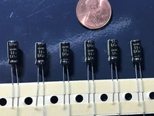 Lot of 20 .47uF 50V Electrolytic Capacitor KMC