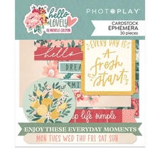 PP DieCuts Hello Lovely Floral Collect Moments Not Things Love Dream Smile Nice