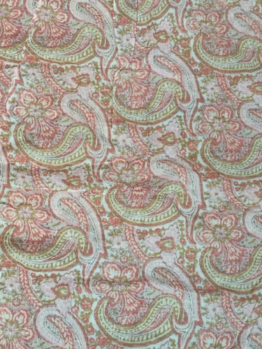 120 % LINO WICKELROCK COVER UP DAMEN 44 M ROSA GEBLÜMT PAISLEY BAUMWOLLE MADE ITALY - Bild 12 von 13