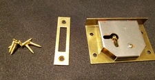 Half Mortise Lock Cabinet Desk Drawer Cupboard Right Hand Door - NO KEY - L