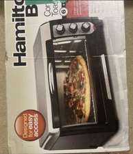 Hamilton Beach Toaster Oven 6 Slice Capacity Toast, Bake & Broil Settings 31330D