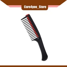 Item of 1 Wide Tooth Hair Comb Roller Comb Hair Dye Tool Styling Comb Black