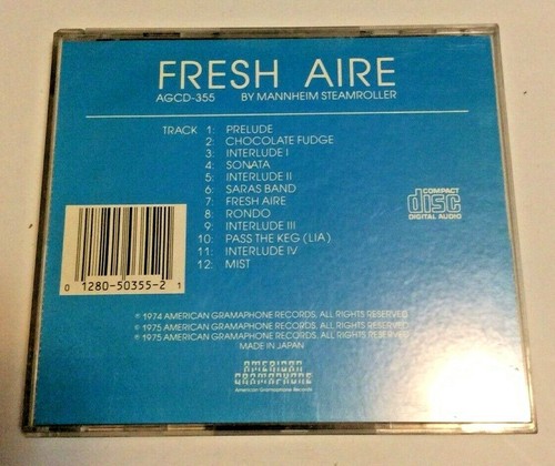 Mannheim Steamroller Fresh Air (1975,CD) Musik Compact Disc CD - Bild 3 von 3