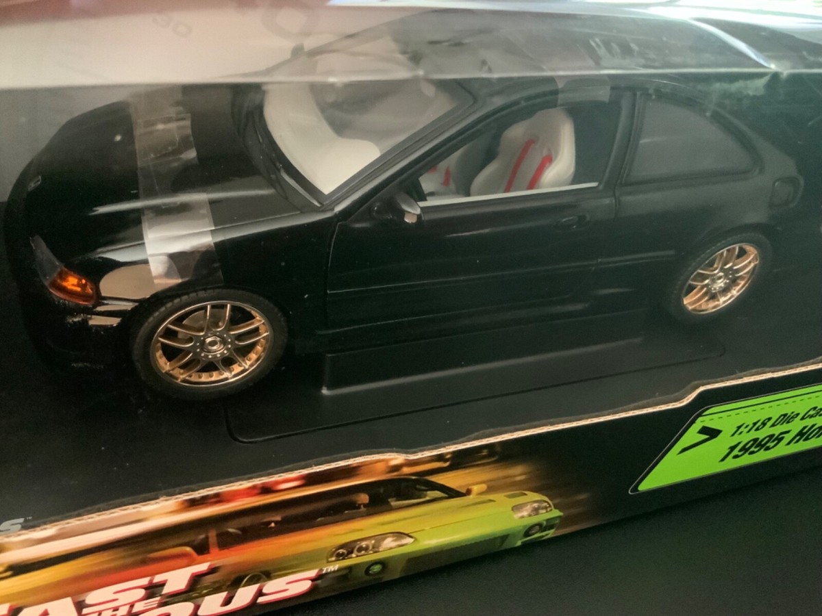 Fast & The Furious 1995 Honda Civic 1:18 Collectible Die Cast