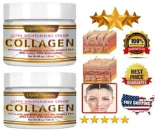 Collagen Elastin With vitamin E Antioxidant 8 oz organic vit Anti Aging Face Cre