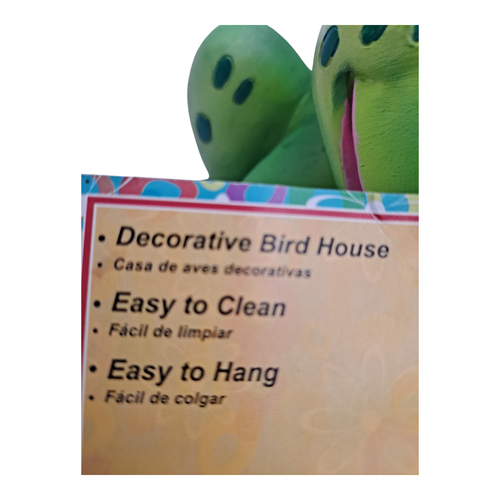 Frog 🐸 Birdhouse Parjarera Rana Decorative Backyard Hanging Bird House - Picture 12 of 22