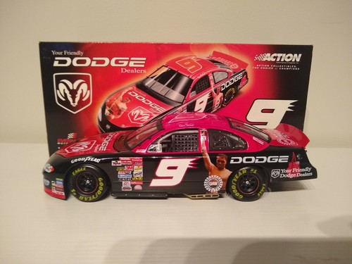 BILL ELLIOTT 2001 ACTION #9 DODGE/MUHAMMAD ALI DODGE INTREPID R/T 1/24 XRARE!