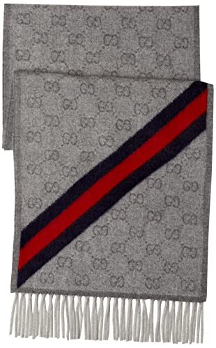 Gucci] Scarf 570603-3G200 1768 Zinc/Blue | eBay