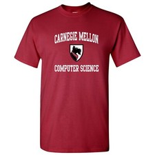 Camiseta Carnegie Mellon Universidad Tartanes Arco Logo Ciencias de la Computación - Cardenal