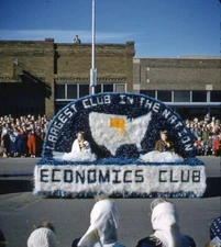 Vintage Stereo Realist Photo 3D Slide HOBO DAY PARADE Economic Club Brookings SD
