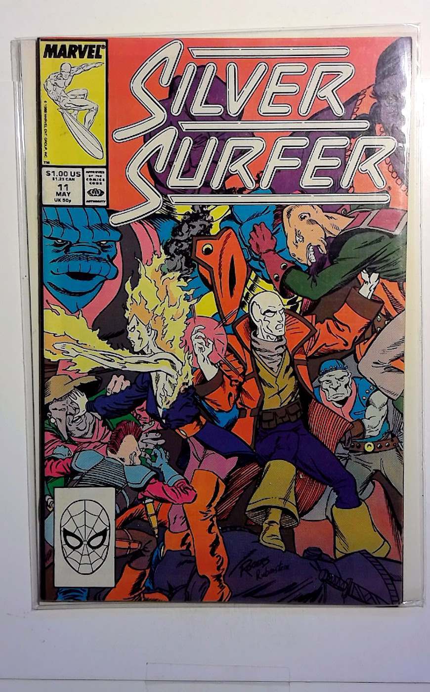 Silver Surfer #11 (1988) Marvel Comics 8.0 2nd Series Fantastic Four 1st Print