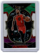 Select Basketball 2022-23 - Damian Lillard Concourse Green White Purple #7