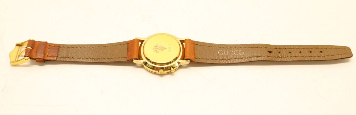 Gucci 3800 Jr Chronograph Gold Plated Women