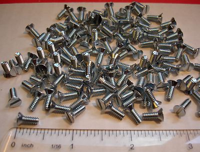Viti Macchina Acciaio Inox 18-8, 6-32 X 3/8" Testa Piatta 82&deg; Zincate - Small Parts