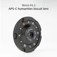 7artisans 18mm F/6.3 UFO Wide Lens for Canon EOS FUJIFILM X Sony E Mount M4/3