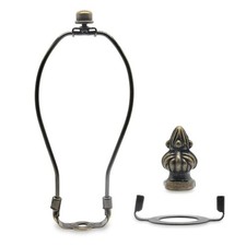 Lamp Shade Harp Holder,8 Inch Bronze Lamp Harp Kit,Fit Both Standard Lamp Rod...