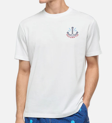 MC2 SAINT BARTH T-SHIRT PORTOFINO MIT STICKEREI ANKER DU .New In S/S 26