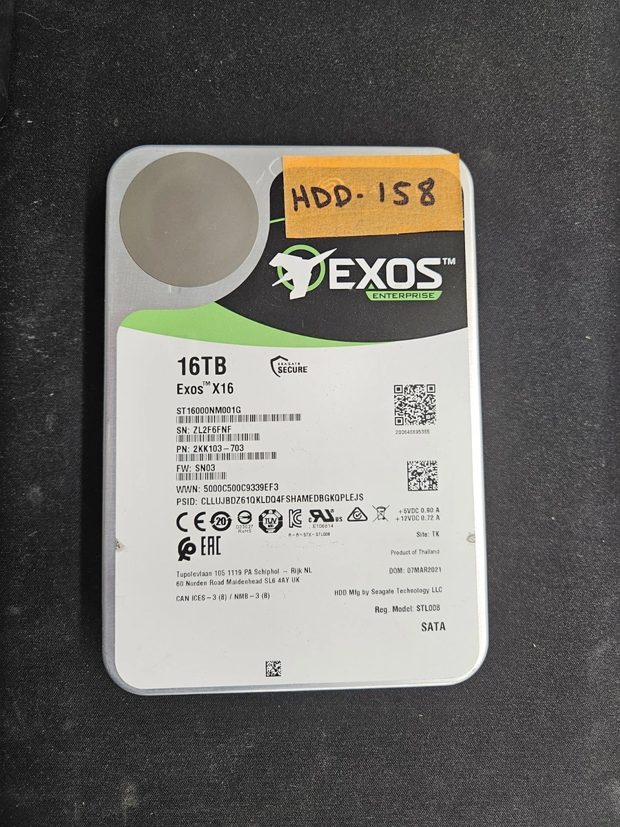 Seagate 16 TB Internal Hard Disk Drives for sale - eBay