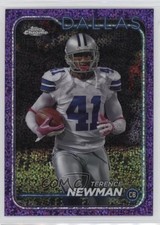 2024 Topps Chrome Purple Speckle Refractor /275 Terence Newman #53 1cx3